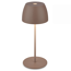 Akku-LED-Tischleuchte 'Serina Mini' 20 cm 2700K 2,5W 150lm dimmbar umbrasand