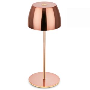 Akku-LED-Tischleuchte 'Serina Mini' 20 cm 2700K 2,5W 150lm dimmbar kupferfarben