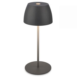 Akku-LED-Tischleuchte 'Serina Mini' 20 cm 2700K 2,5W 150lm dimmbar anthrazit