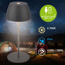 Akku-LED-Tischleuchte 'Serina Mini' 20 cm 2700K 2,5W 150lm dimmbar anthrazit