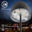 Akku-LED-Tischleuchte 'Serina Mini' 20 cm 2700K 2,5W 150lm dimmbar anthrazit