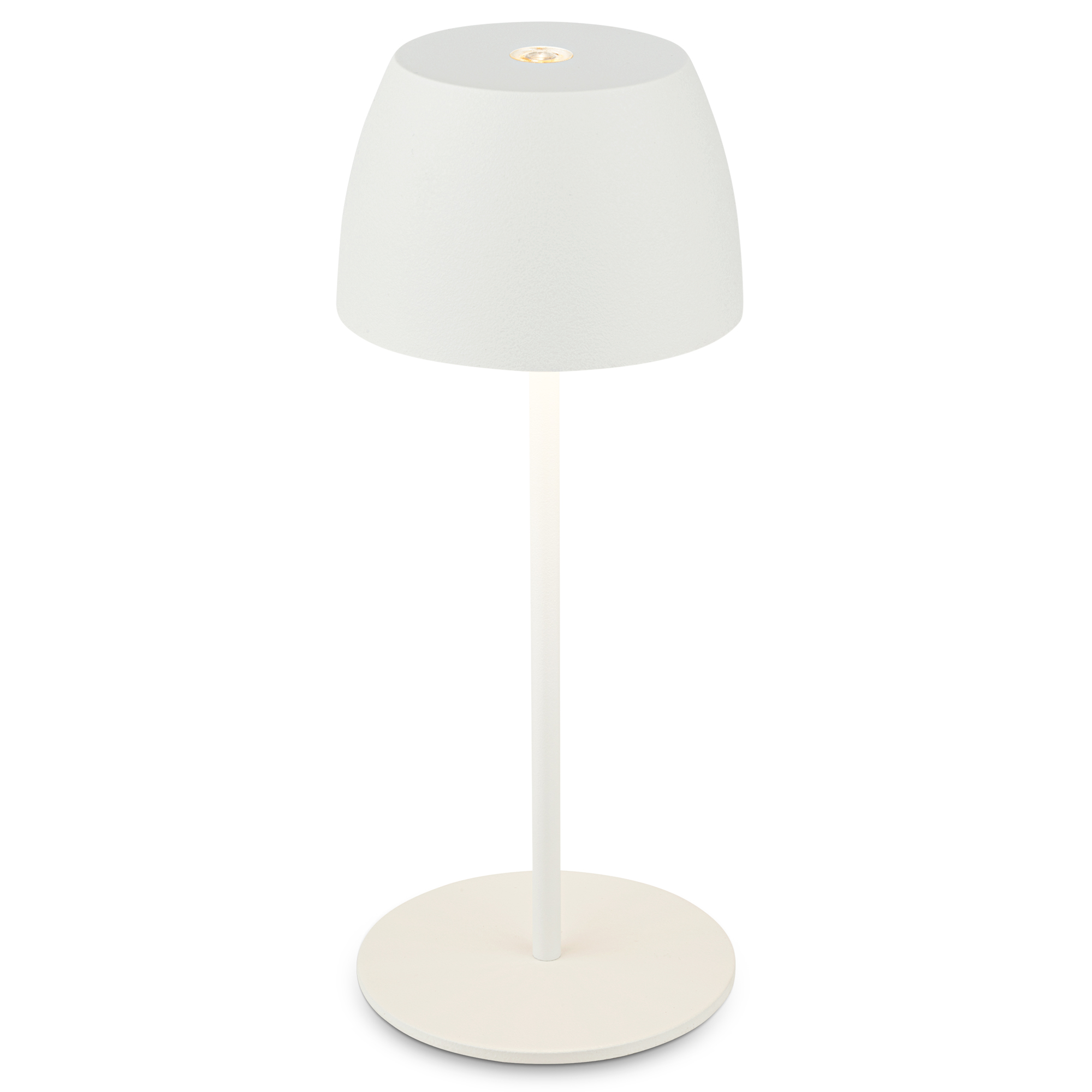 Akku-LED-Tischleuchte 'Serina Mini' 20 cm 2700K 2,5W 150lm dimmbar weiß matt