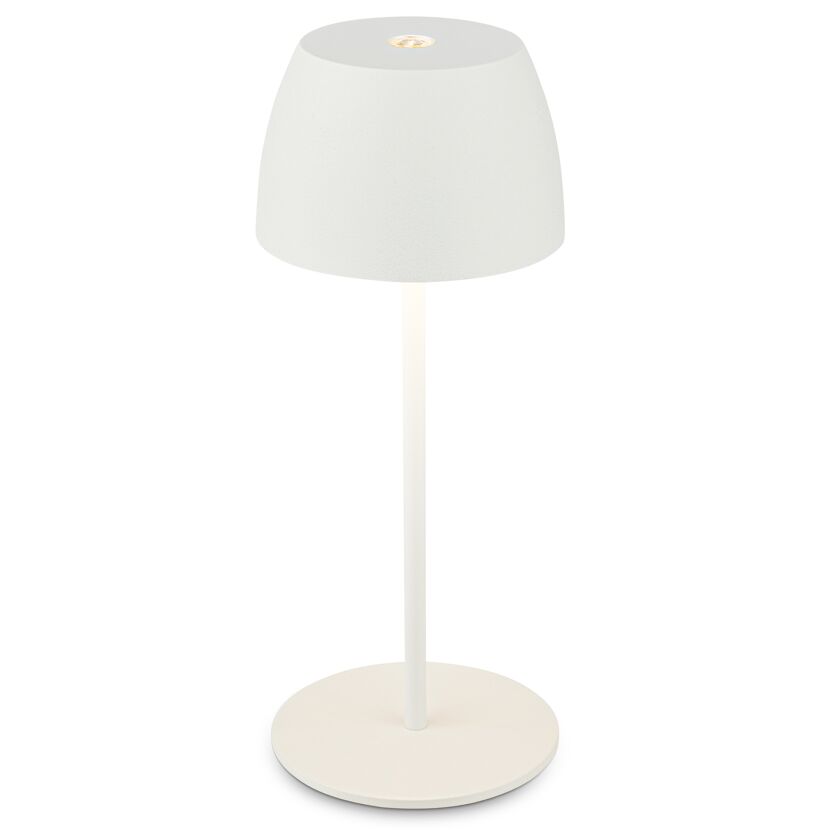 Akku-LED-Tischleuchte 'Serina Mini' 20 cm 2700K 2,5W 150lm dimmbar weiß matt