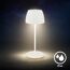 Akku-LED-Tischleuchte 'Serina Mini' 20 cm 2700K 2,5W 150lm dimmbar weiß matt