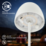 Akku-LED-Tischleuchte 'Serina Mini' 20 cm 2700K 2,5W 150lm dimmbar weiß matt