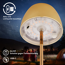 Akku-LED-Tischleuchte 'Serina Mini' 20 cm 2700K 2,5W 150lm dimmbar goldfarbig