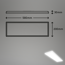 LED-Panel mit Maßen