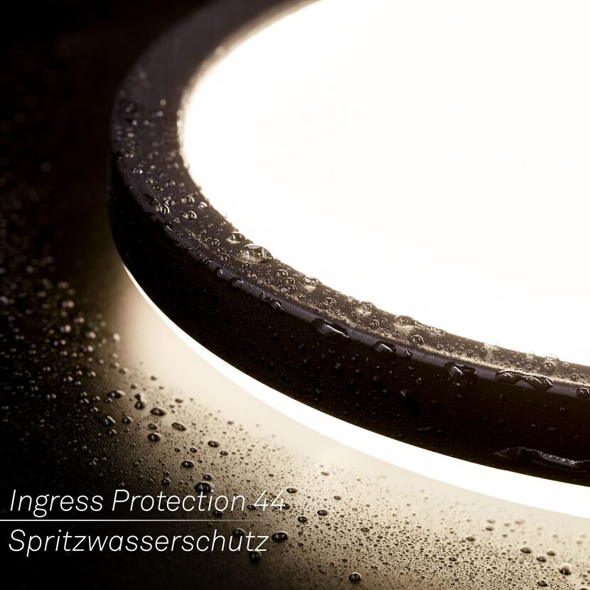 LED-Panelleuchte 'Move' Ø 24 x 3 cm 16W 1900 lm matt-schwarz