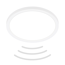 LED-Panelleuchte 'Move' Ø 24 x 3 cm 16W 1900 lm weiß matt