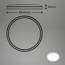 LED-Panelleuchte 'Move' Ø 24 x 3 cm 16W 1900 lm weiß matt