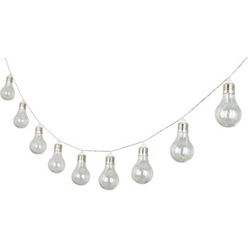 Lichterkette mit Glühbirnen