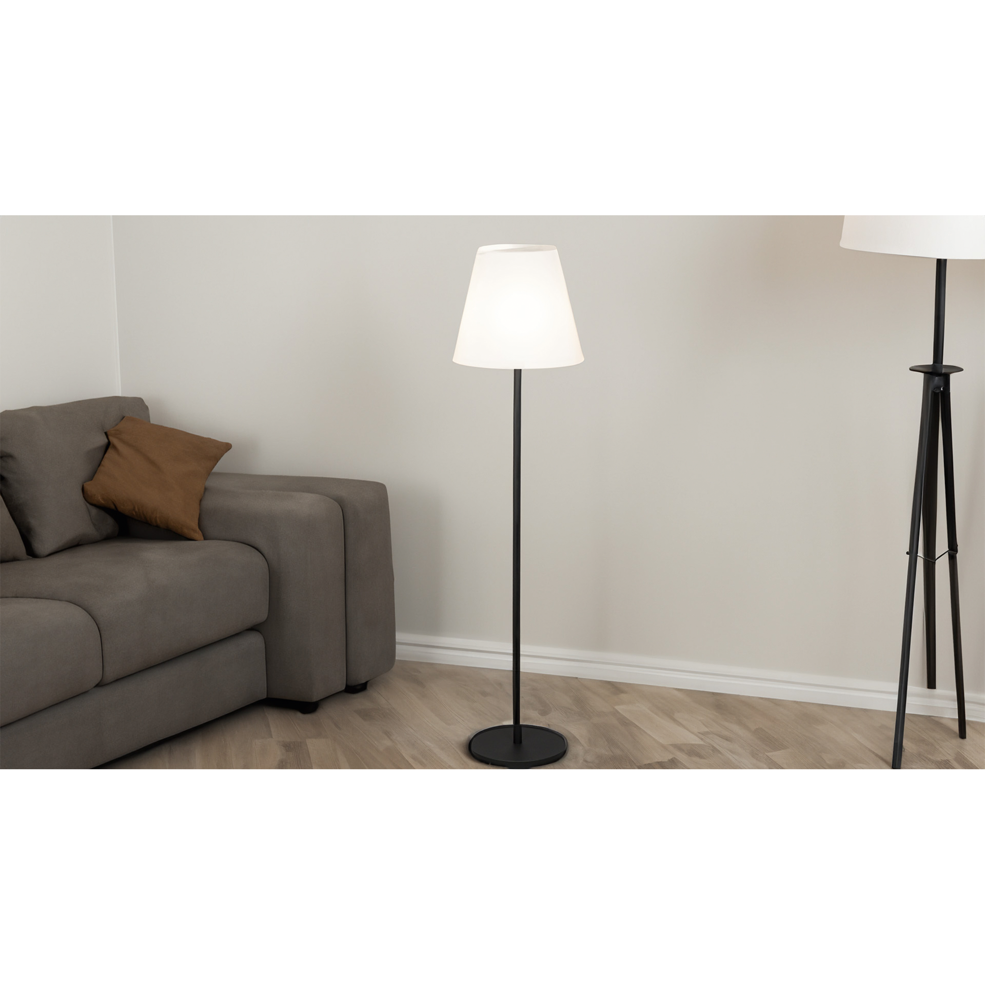 Solar-Stehleuchte mit Farbwechsler 34 x 150 cm