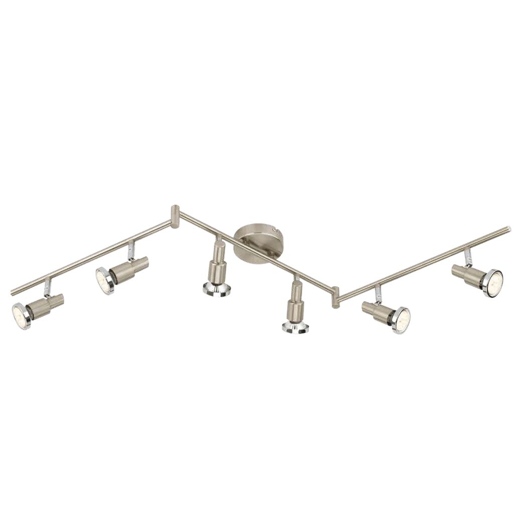 LED-Spot 'Alexa' 6-flammig GU10 5 W warmweiß bis tageslichtweiß 119 x 15 cm