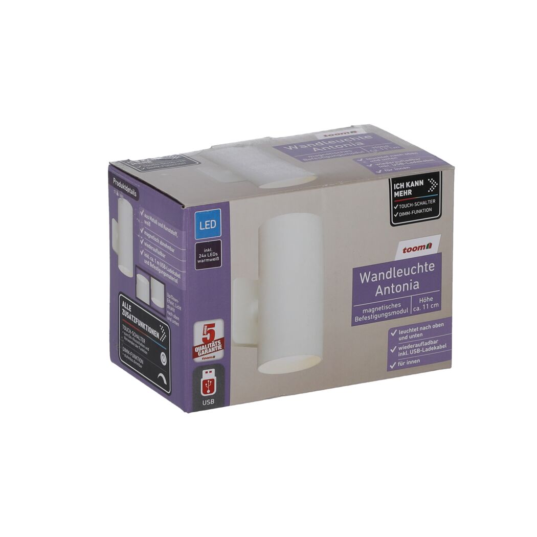 LED-Außenwandleuchte 'Antonia' warmweiß IP 44