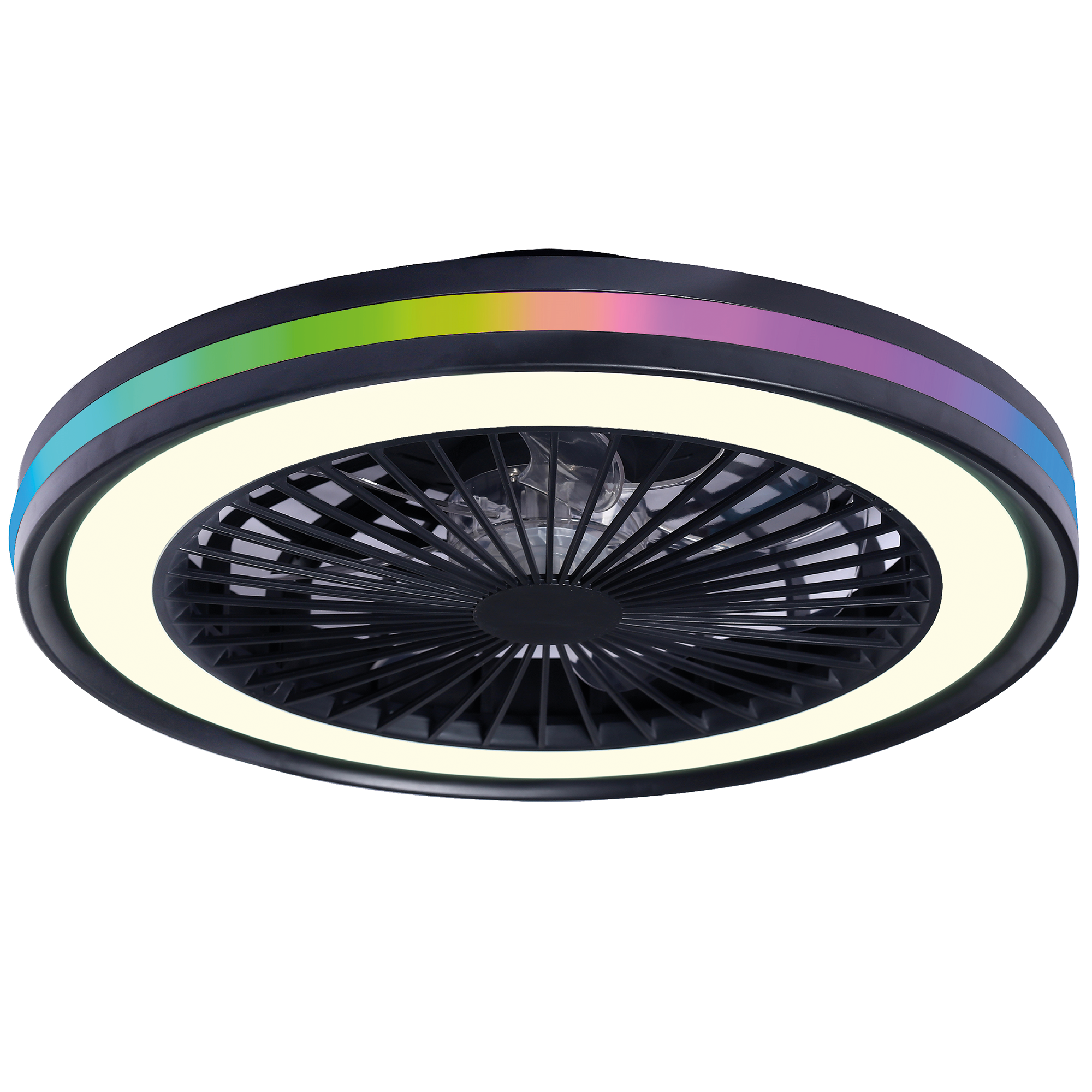 LED-Deckenleuchte 'Palmero' mit Ventilator Ø 47 cm 40 W