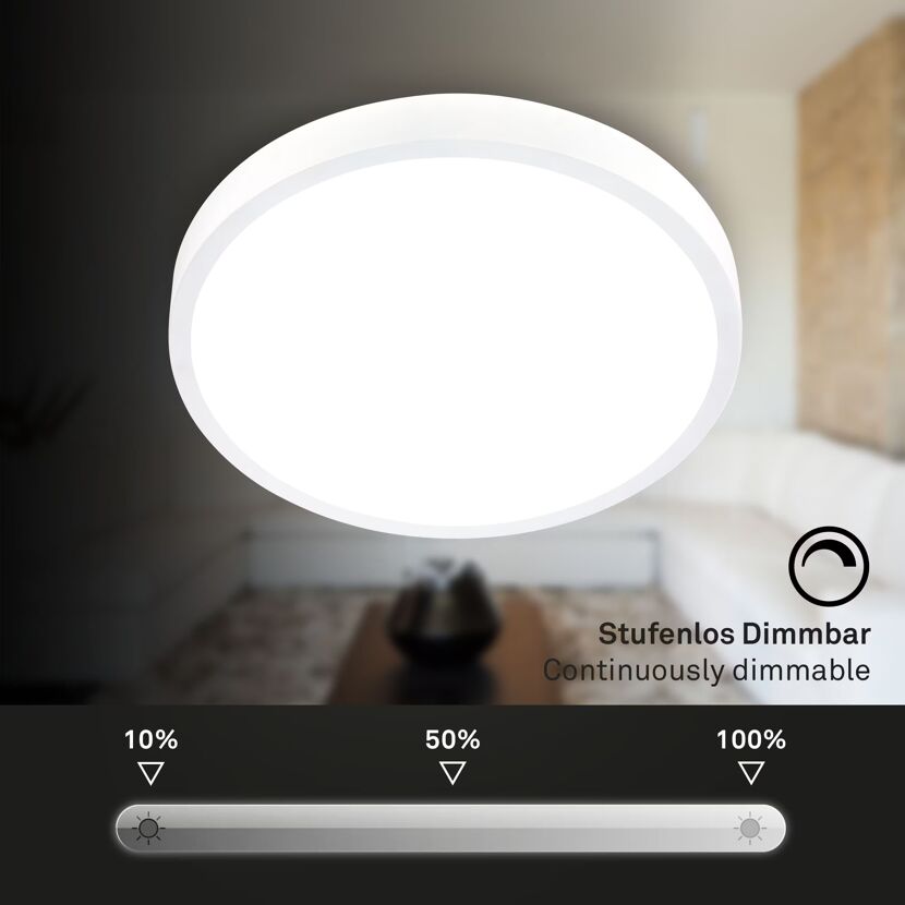 Dimmbare LED Deckenleuchte