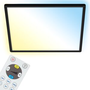LED-Deckenleuchte 'Slim' 42 x 42 cm CCT dimmbar 22W 3000 lm 2700-6500 K schwarz