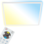 LED-Deckenleuchte 'Slim' 42 x 42 cm CCT dimmbar 22W 3000 lm 2700-6500 K weiß