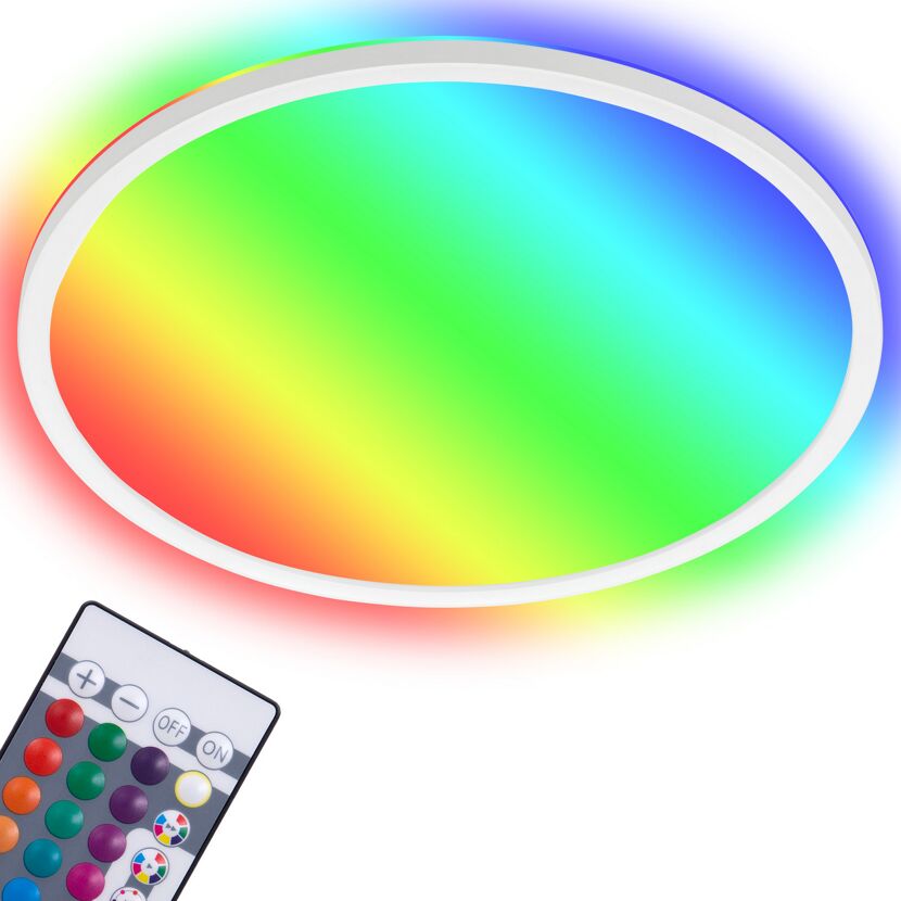LED-Deckenleuchte 'Slim' Ø 29,3 cm RGB-W 15W 1850 lm 4000 K