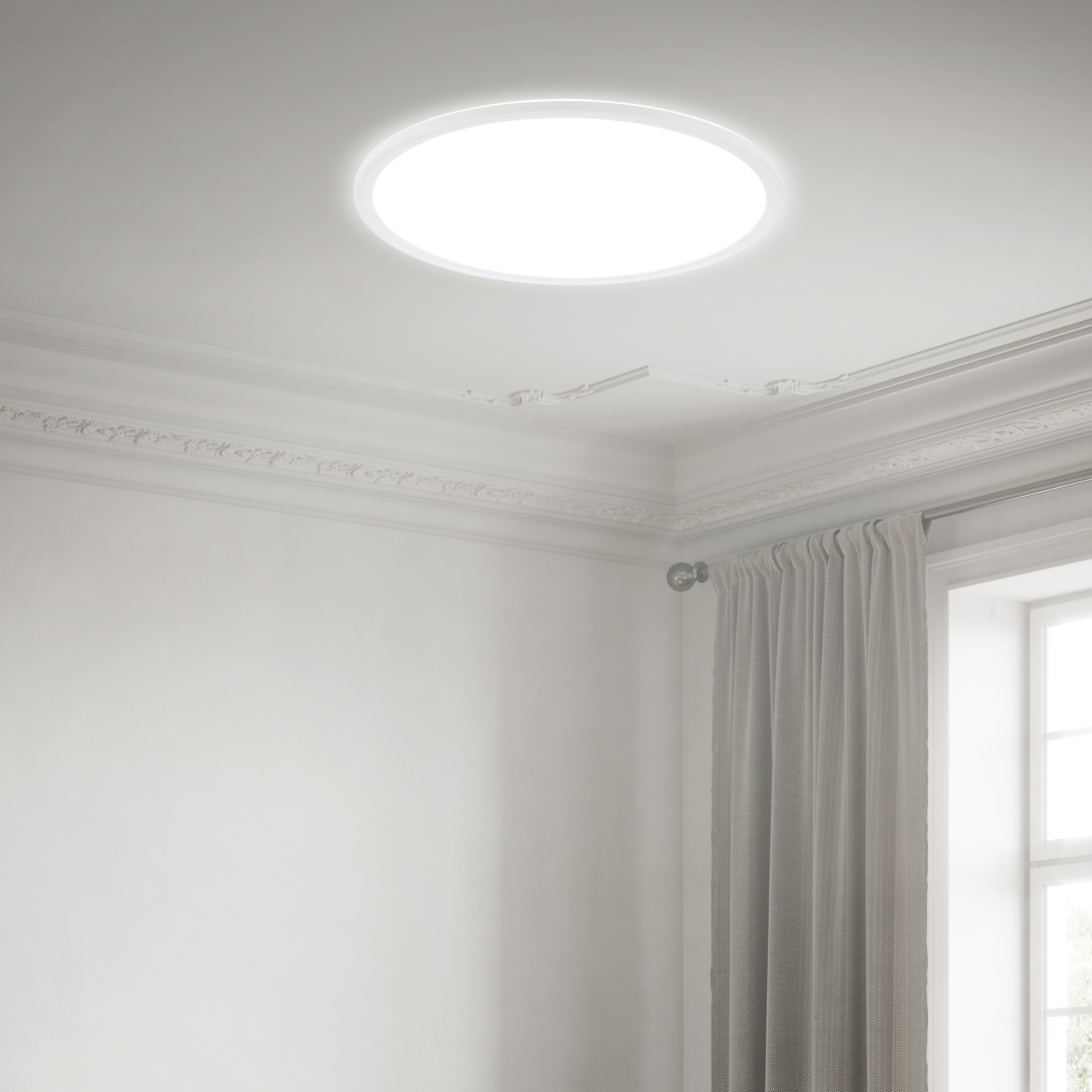 LED-Deckenleuchte 'Slim' Ø 48 cm 30W 3500 lm 4000 K