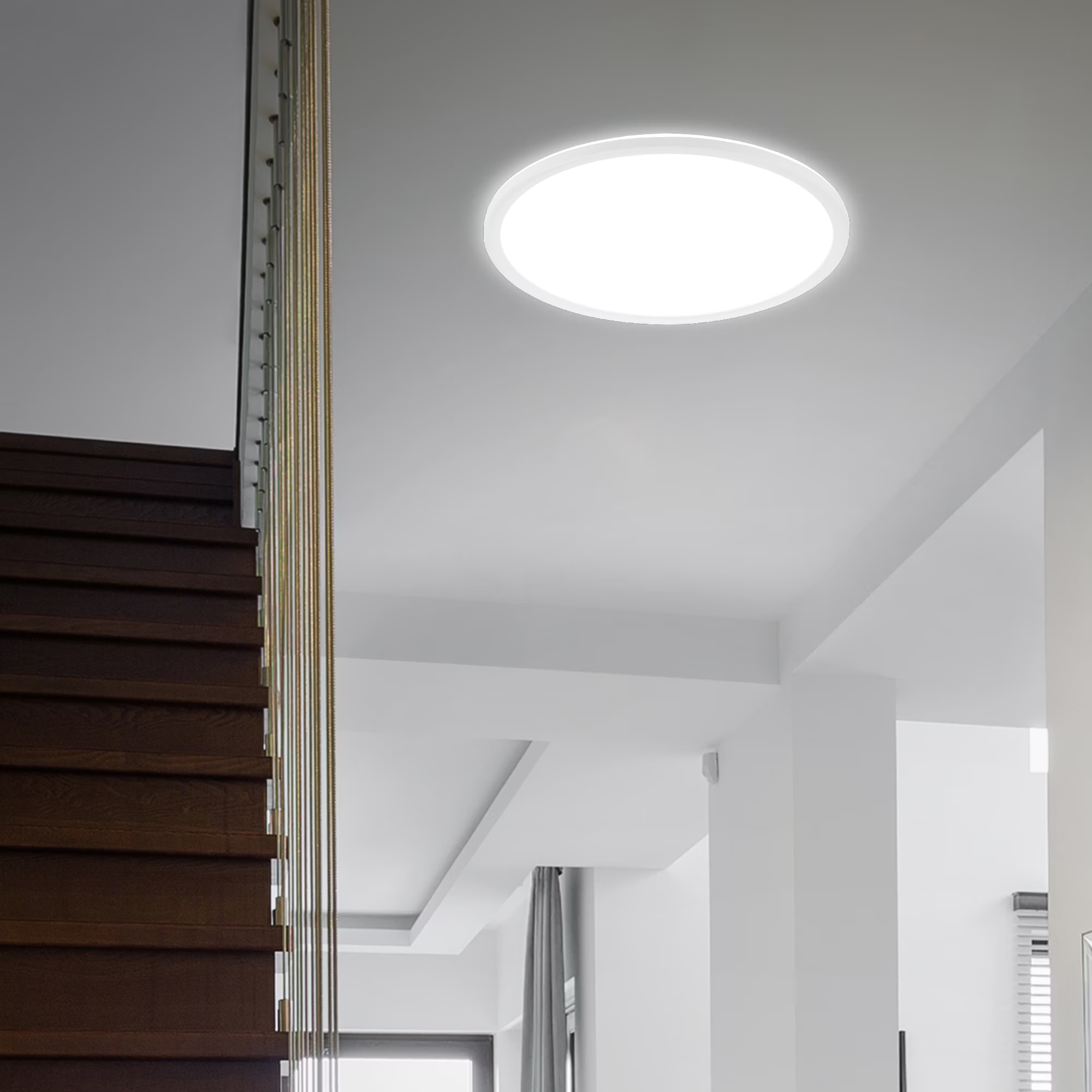 LED-Deckenleuchte 'Slim' Ø 48 cm 30W 3500 lm 4000 K