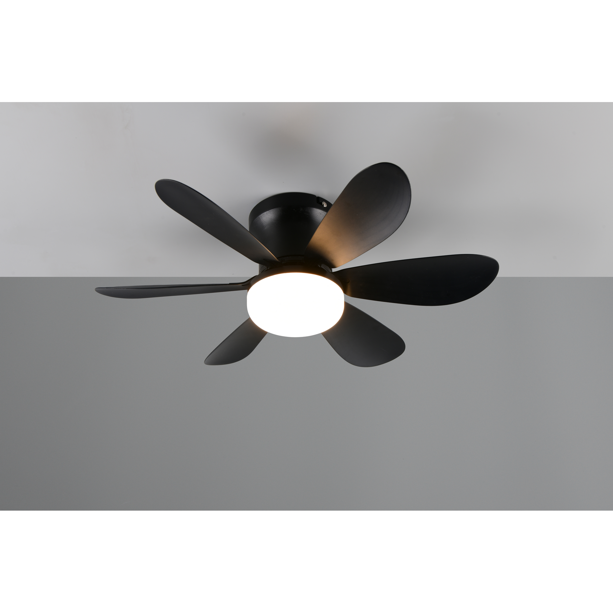 Deckenventilator 'Lund' schwarz matt Ø 53 cm
