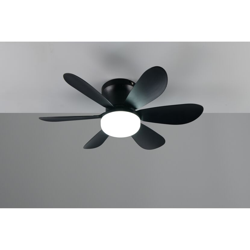 Deckenventilator 'Lund' schwarz matt Ø 53 cm