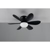 LED-Deckenventilator mit Beleuchtung 'Lund' dimmbar 850 lm tageslichtweiß Ø 53 x 16 cm