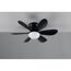 Deckenventilator 'Lund' schwarz matt Ø 53 cm