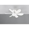 LED-Deckenventilator mit Beleuchtung 'Lund' dimmbar 850 lm tageslichtweiß Ø 53 x 16 cm