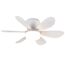 LED-Deckenventilator mit Beleuchtung 'Lund' dimmbar 850 lm tageslichtweiß Ø 53 x 16 cm