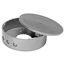 Abzweigbaldachin silbern 75 mm