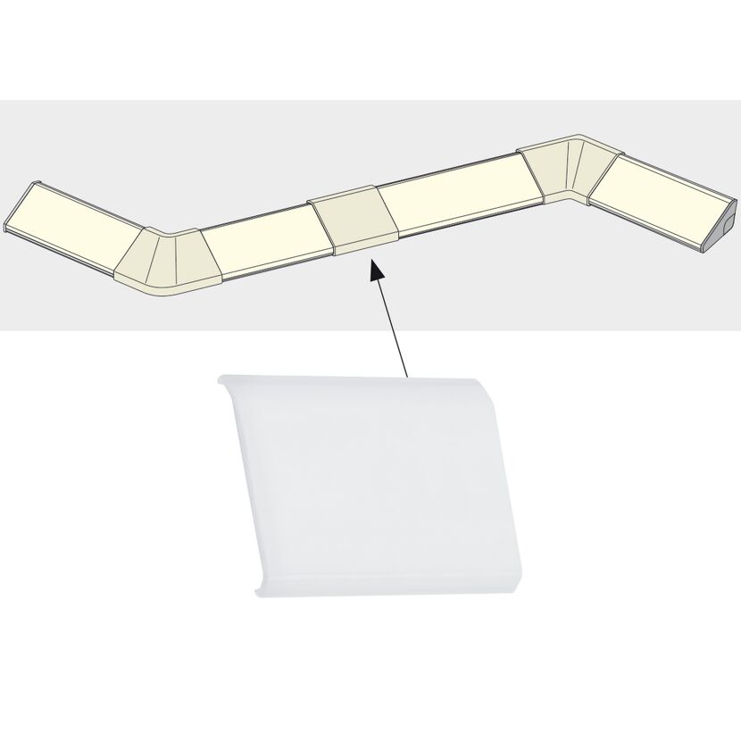 Delta Profilcover 4er Set, satin