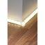 LED-Sockelleiste Delta Profil mit Außen-Ecke