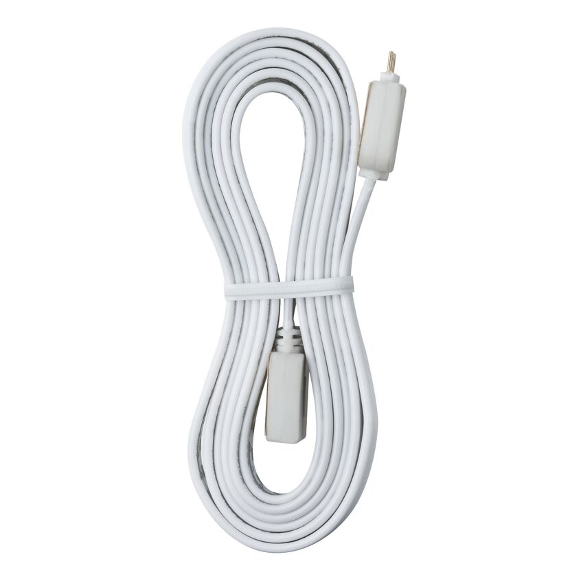 Weißes YourLED Connector Kabel, aufgerollt