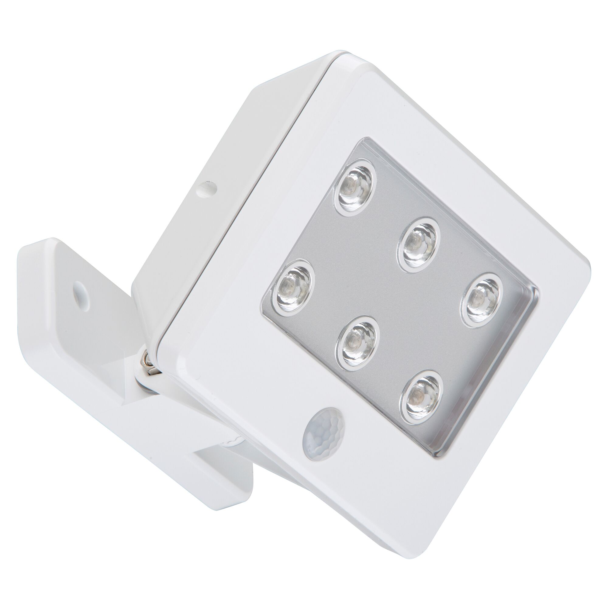 Weiße LED-Außenleuchte mit Bewegungsmelder