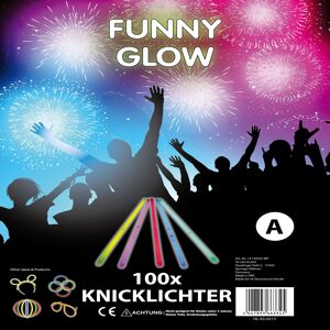 Knicklichter 'Funny Glow' 100er-Set