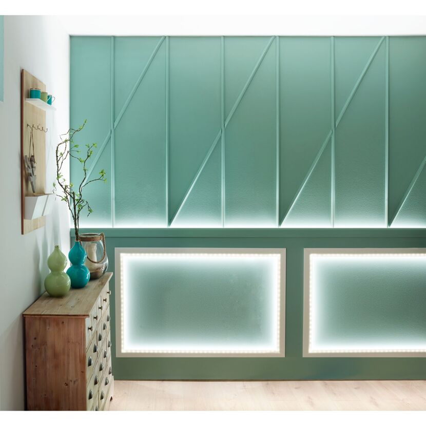 LED-Streifen 'YourLED ECO' 1 m 2,4 W 160 lm warmweiß, weiß