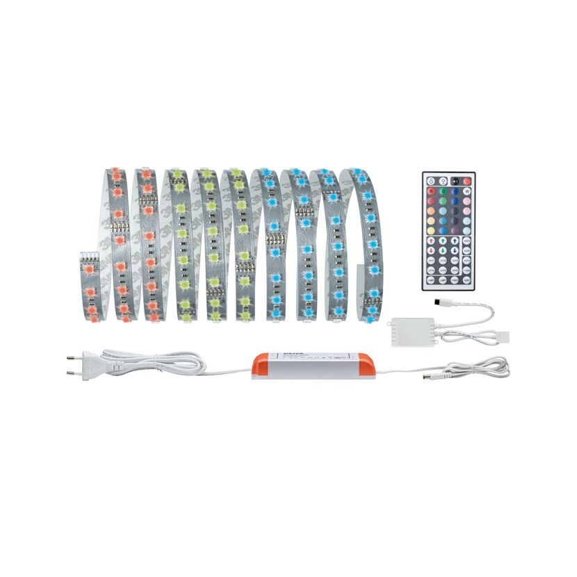 LED-Streifen mit Fernbedienung und Netzteil