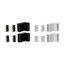 YourLED Edge-Conn 4er Set, weiß und schwarz