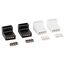 YourLED Edge-Conn 4er-Pack schwarz und weiß