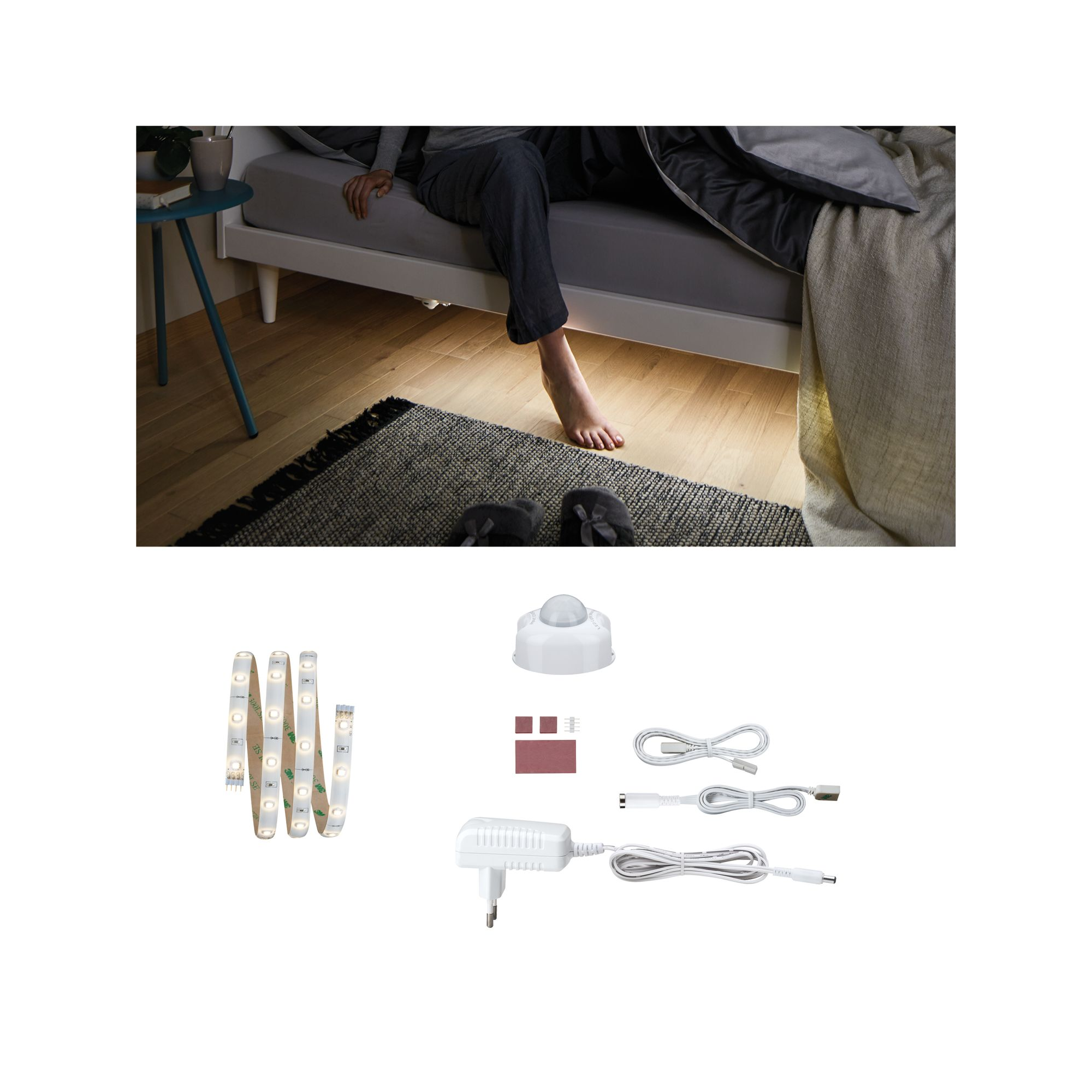 LED-Nachtlicht-Set 'YourLED Comfort' 3 W 265 lm warmweiß, weiß + product picture