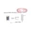LED-Set 'FlexLED' 5 m 26 W RGB weiß