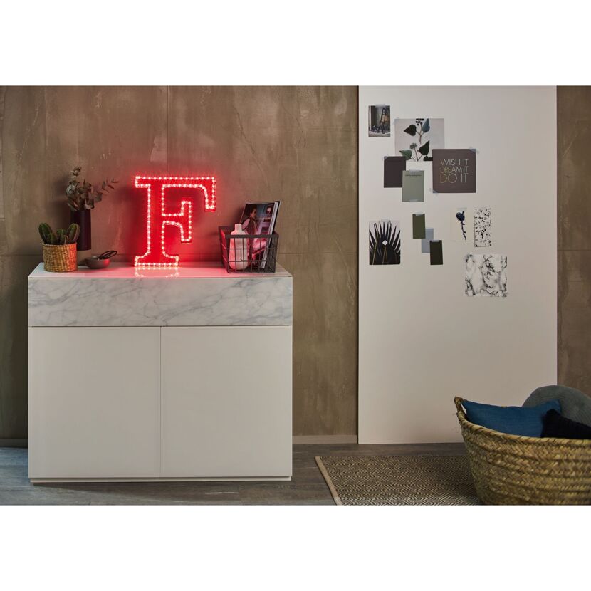 LED-Set 'FlexLED' 3 m 19 W RGB, weiß