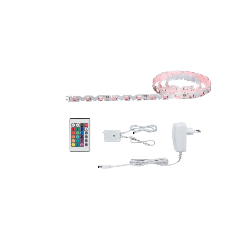 LED-Set 'FlexLED' 1,5 m 11 W RGB, weiß