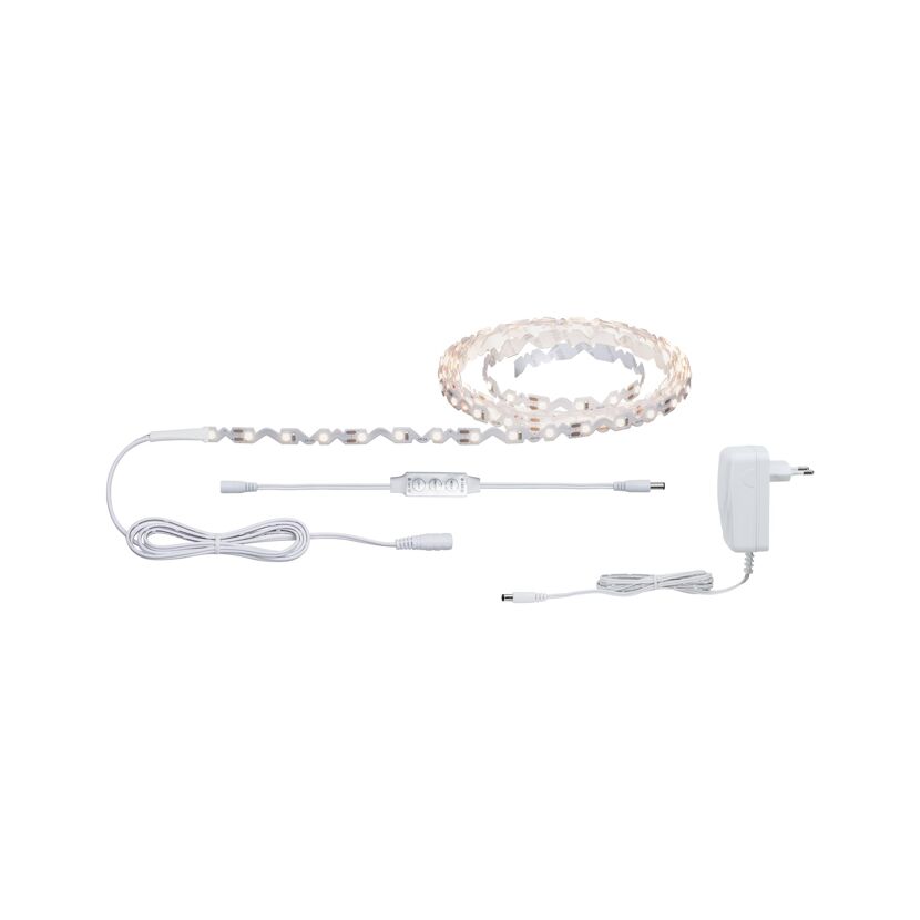 LED-Set 'FlexLED' 3 m 8 W 930 lm warmweiß, weiß