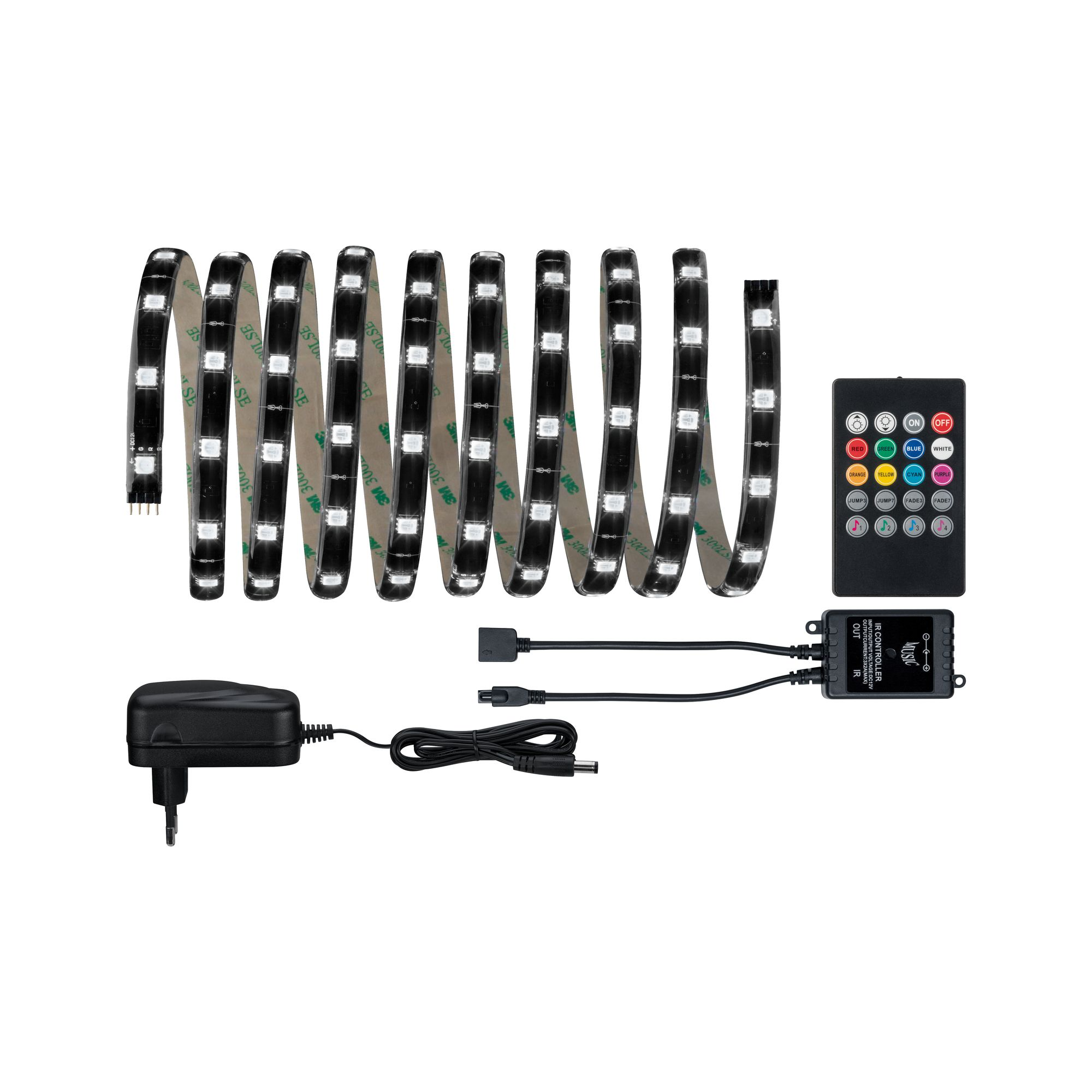 LED-Set 'YourLED Comfort' 3 m 17,8 W RGB schwarz + product picture
