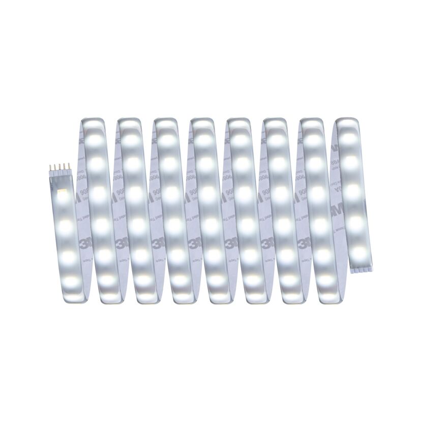 Aufgerolltes LED-Band mit Klebestreifen