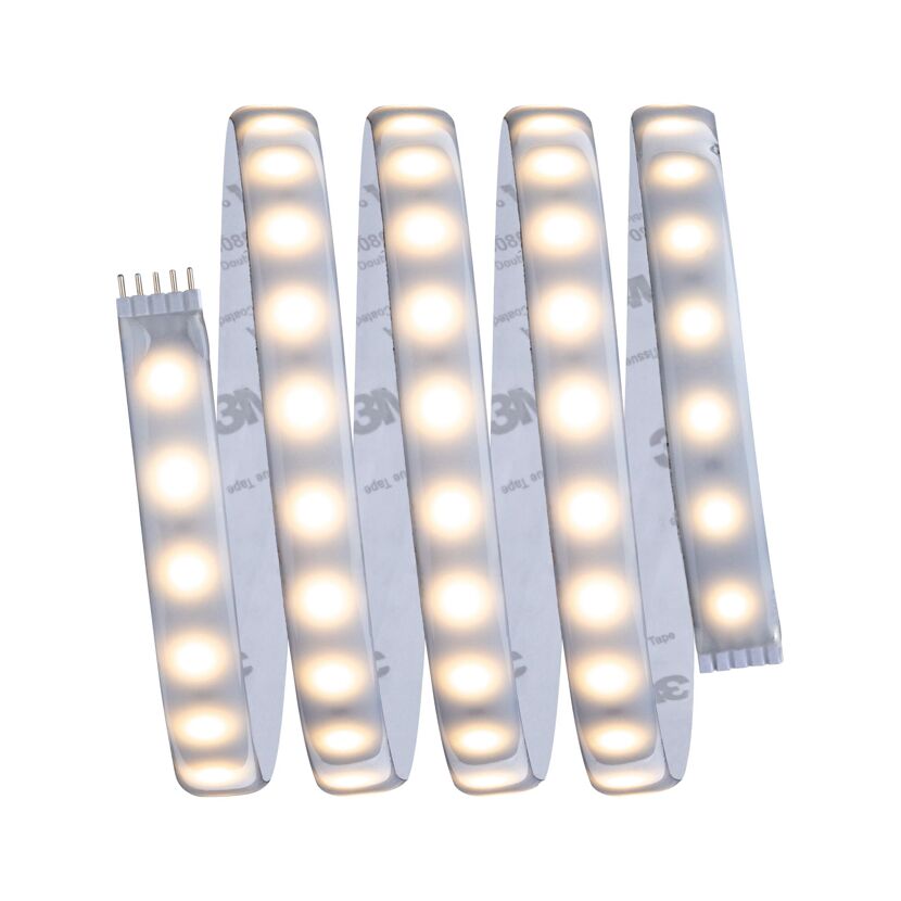 LED-Basisset 'MaxLED' 1,5 m 10 W 750 lm warmweiß-kaltweiß, silber