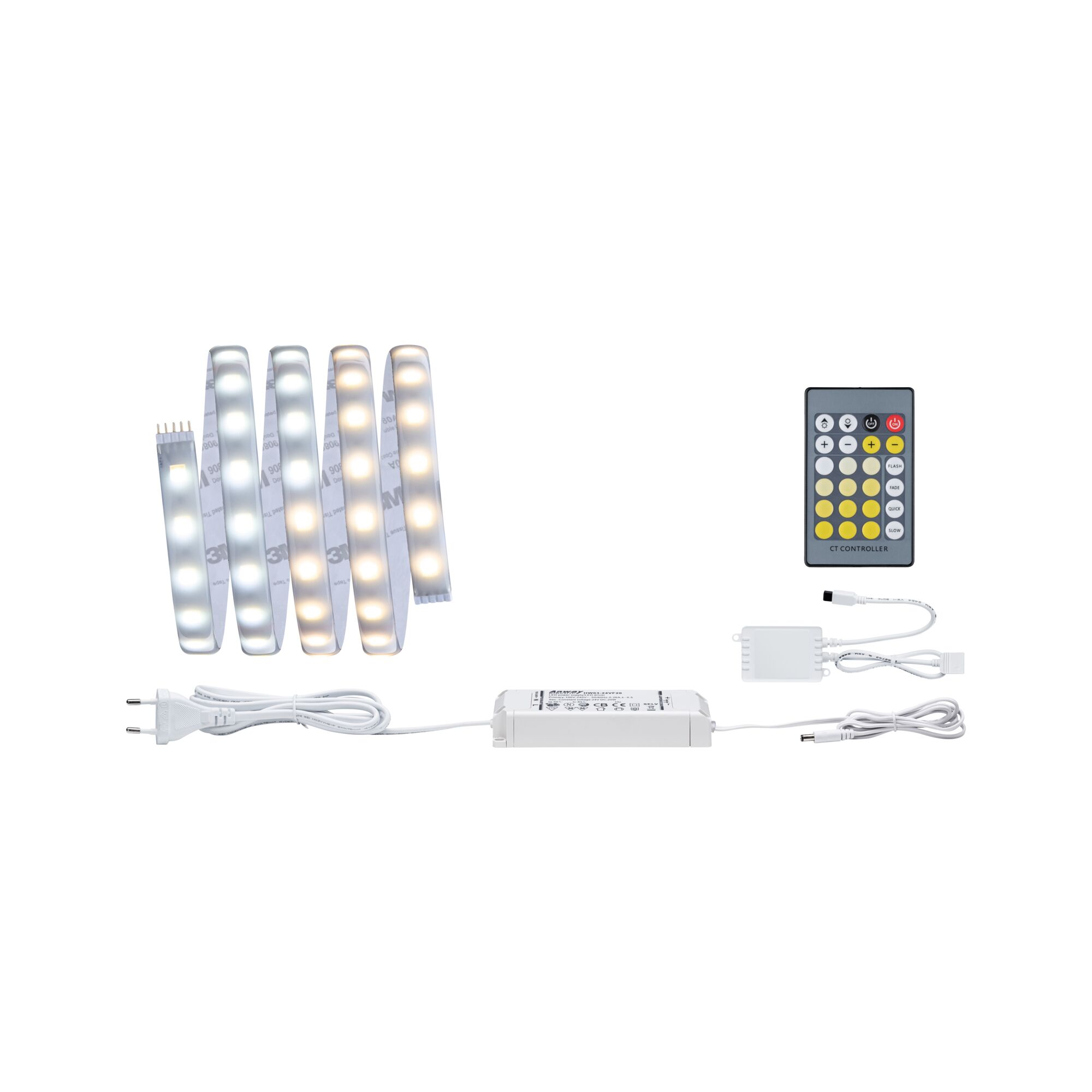 LED-Basisset 'MaxLED' 1,5 m 10 W 750 lm warmweiß-kaltweiß, silber + product picture